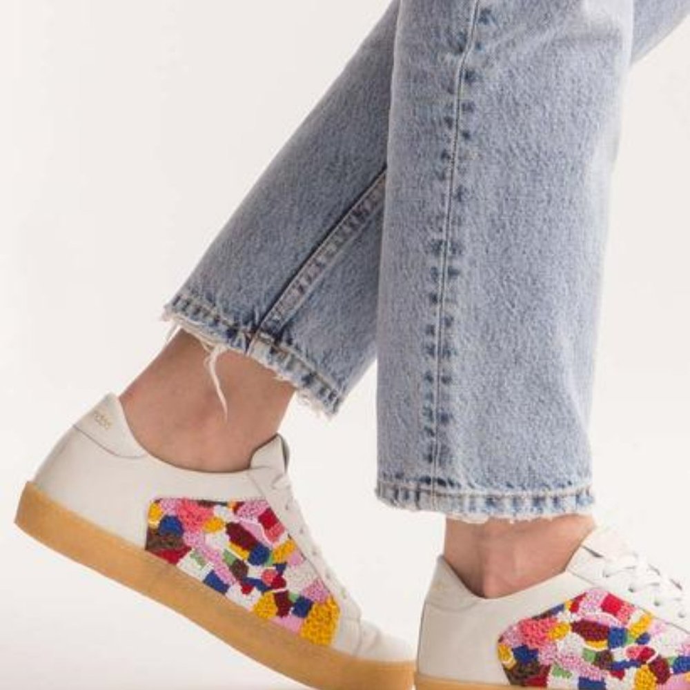 Crewe Sneaker White Leather